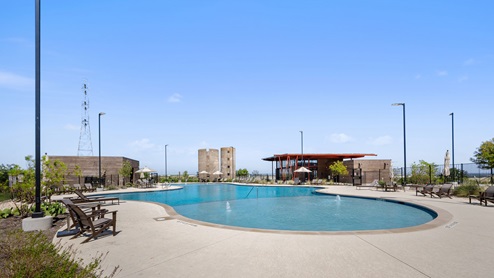 Pool at amenity center.