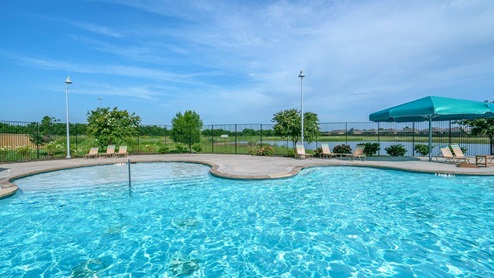 Schwertner Ranch community swimming pool.