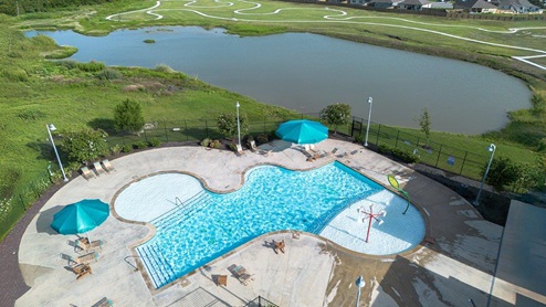 Schwertner Ranch community swimming pool.