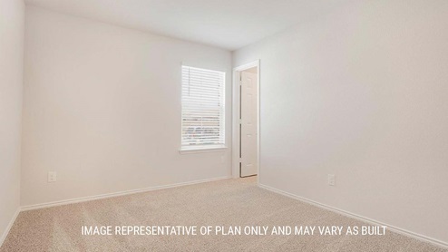 Schwertner Ranch model home open living room and kitchen view