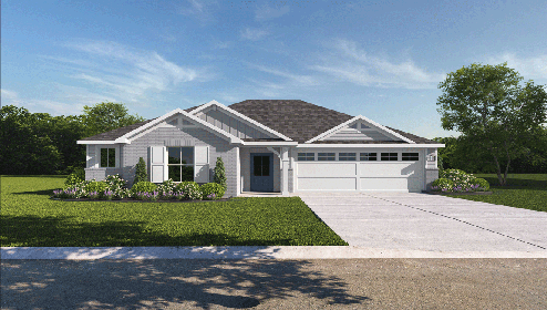Fargo exterior elevation rendering.