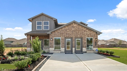 Two story model home