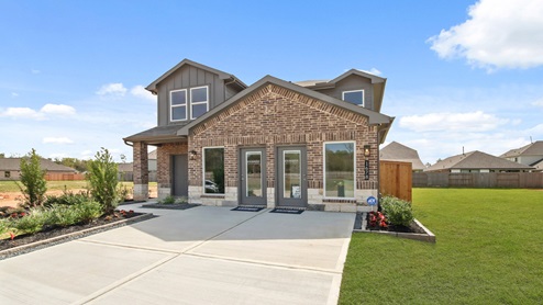 Two story model home