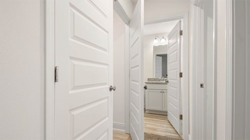 Second level shared bathroom