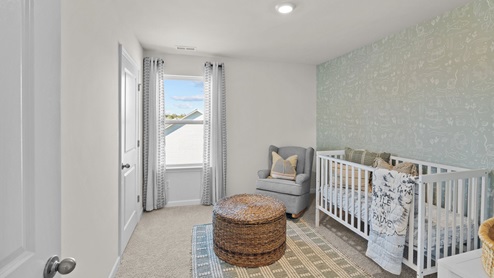 bedroom with carpet flooring