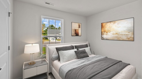 bedroom with carpet flooring