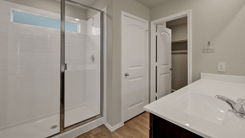 Swenson Heights Ashburn Bathroom Shower and Closet
