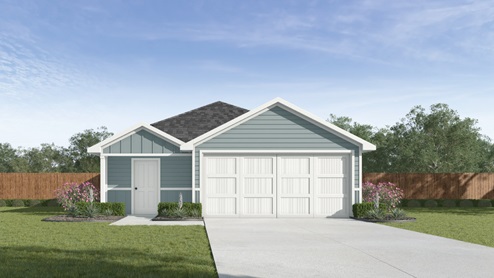 Caprock farmhouse exteriors with 3 bedrooms