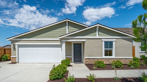 exterior image of a coolidge model home