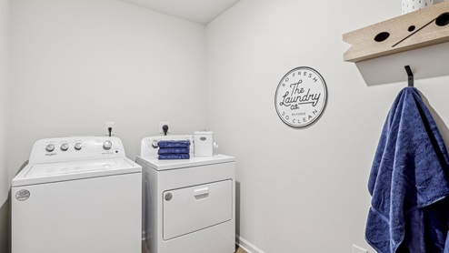 Deerfield Second floor laundry room