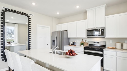 Galen kitchen with white countetops