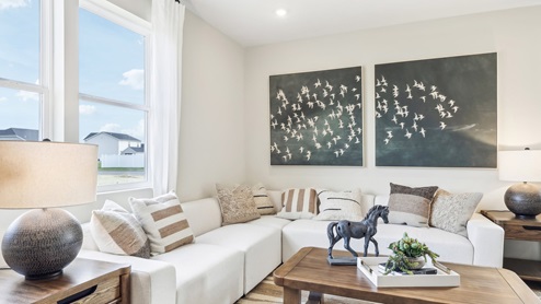 Deerfield main level living area