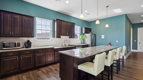 Duffy Highlands clubhouse kitchen