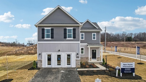 Exterior of Deerfield floorplan