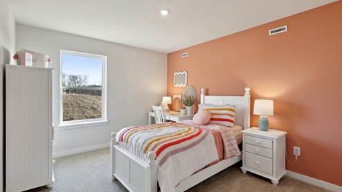 secondary bedroom with window