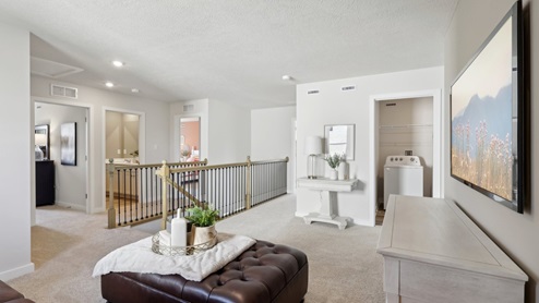 upper level loft area