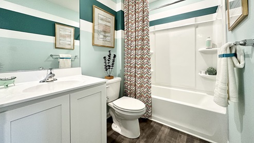 secondary bathroom