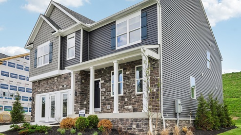 Exterior of Hanover model home