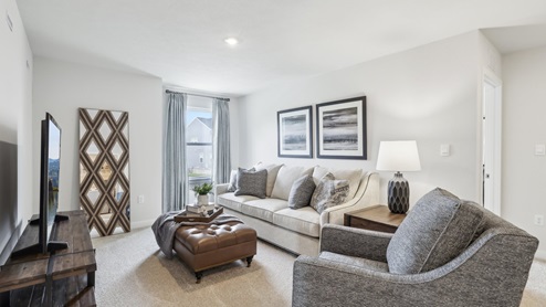 Upper level loft area