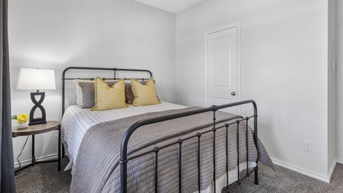 bedroom with large bed