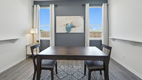 5048 Blazer Way at Fireside by the Lake in Garland, TX dining area of the model