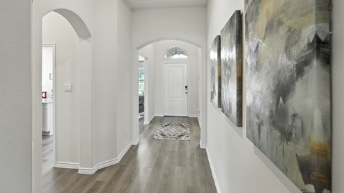5048 Blazer Way at Fireside by the Lake in Garland, TX entryway of the model
