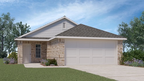 X30A Floorplan in WIldcat Ranch of Crandall A Elevation