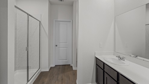 bathroom with stand up shower