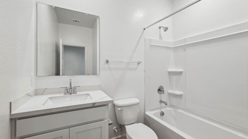 A well-designed bathroom emphasizing functionality and contemporary style.
