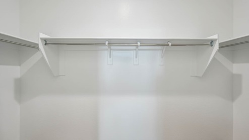 Large primary walk-in closet.