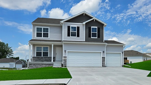 Bellhaven 2 story style home with a 3 car garage