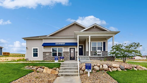 Exterior of model home