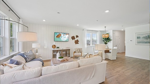 open concept living space