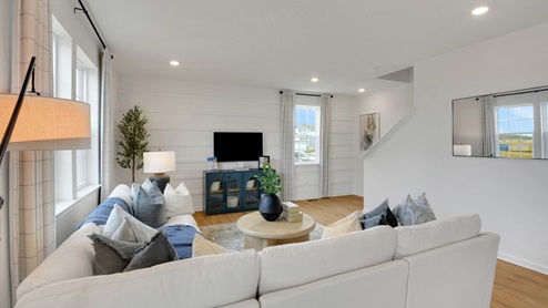 open concept living space