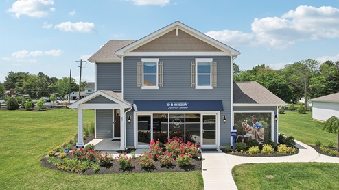 The Magnolia Estates two-story Pine model home.