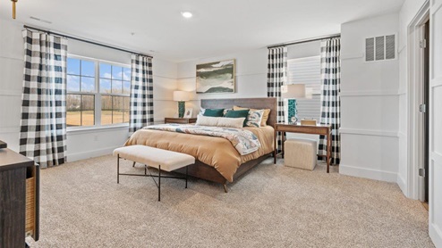 spacious master bedroom