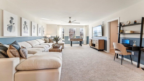 upstairs loft space