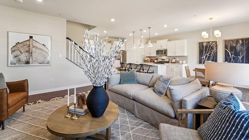 open concept family room