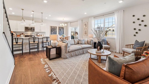 open concept family room