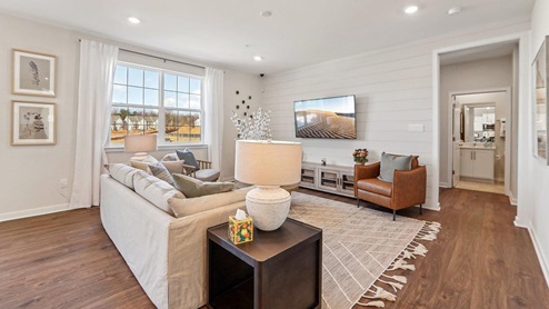 open concept family room