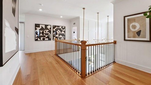 Hampton II Single Family Home White Contemporary Interior