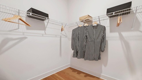 Hampton II Single Family Home White Contemporary Interior