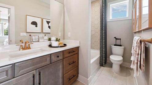 Hampton II Single Family Home White Contemporary Interior