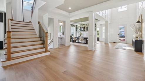 Hampton II Single Family Home White Contemporary Interior