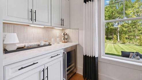 Hampton II Single Family Home White Contemporary Interior