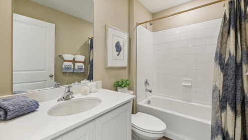 columbus townhome first floor bathroom