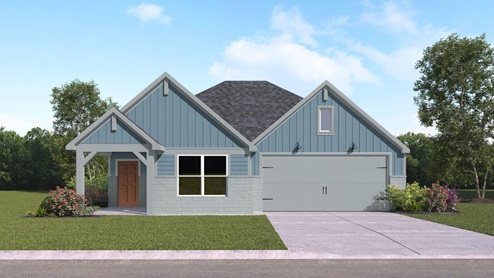 Camden Exterior Elevation G Rendering