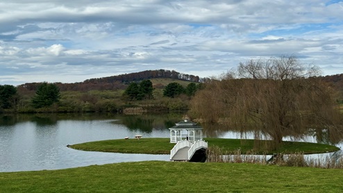 Lake and Gazebo