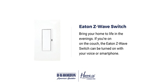 Eaton Z-Wave Switch Control your switch with your voice or smartphone