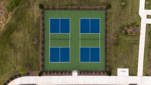 Chestnut at Laurelbrook Aerial Pickleball Amenities